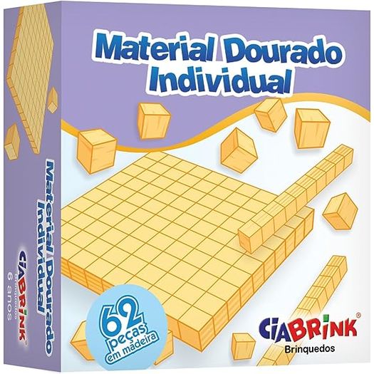 jogo material dourado individual 62 peças ciabrink jogo material dourado individual 62 peças ciabrink