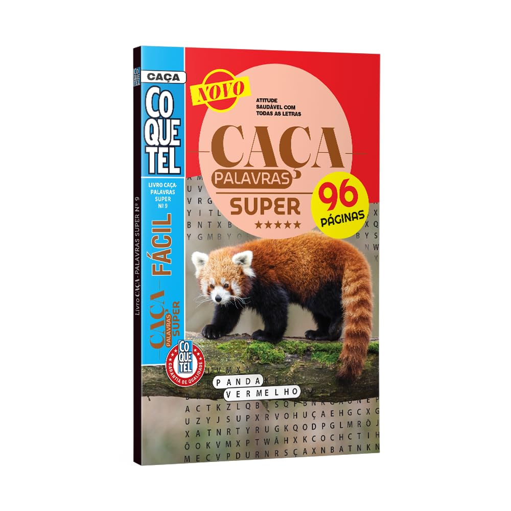 Livro Coquetel Caça Palavras Super nível fácil Ed 06