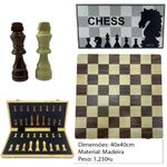 Jogo de Xadrez-Chines Tabuleiro Madeira - Botticelli - Jogos - Geek
