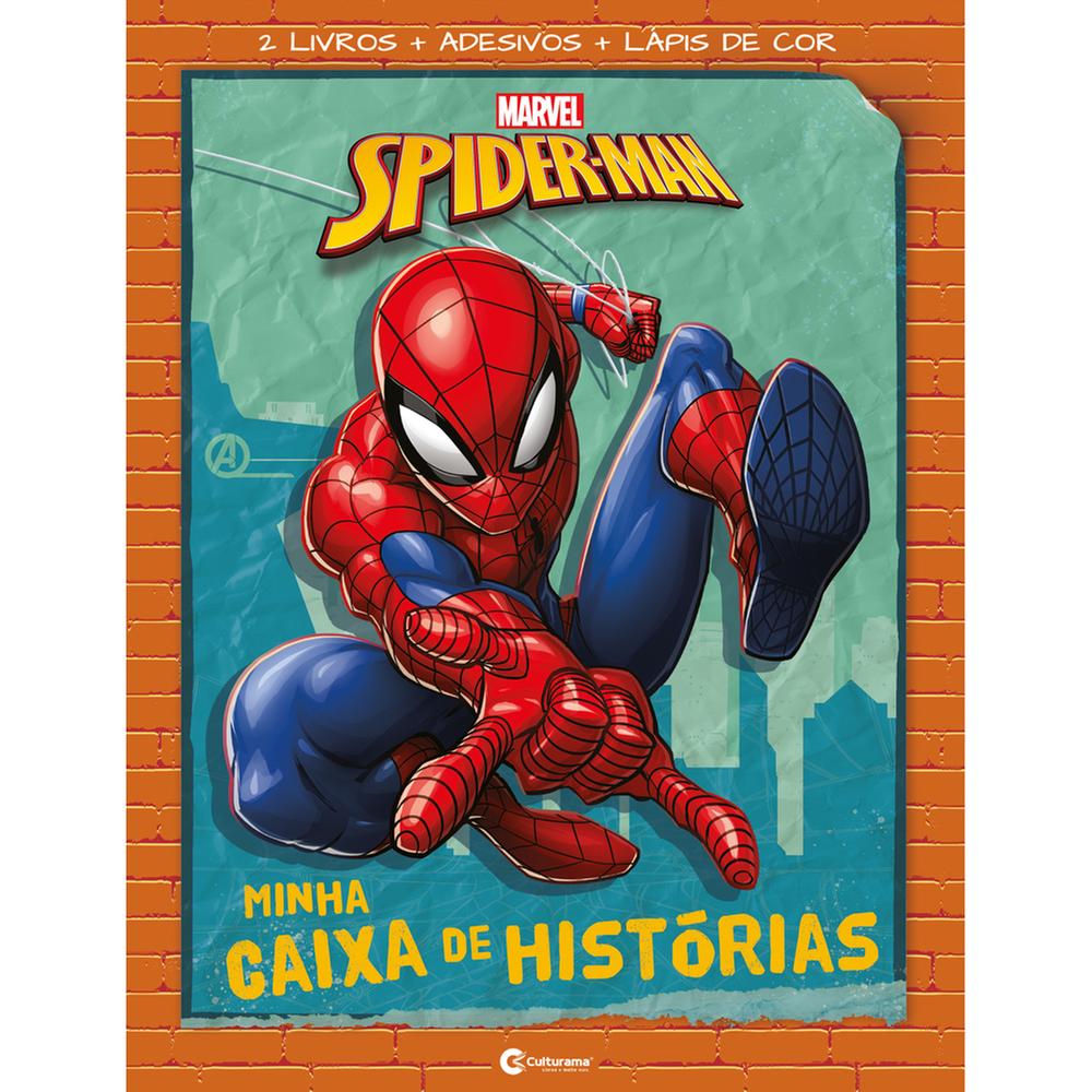 Livro Infantil 50 páginas para colorir - Homem-Aranha