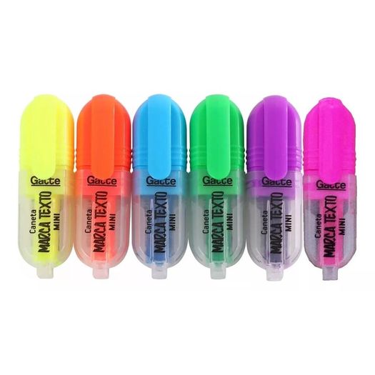 mini canetas marca texto div cores 10507 gatte avulso mini canetas marca texto div cores 10507 gatte avulso