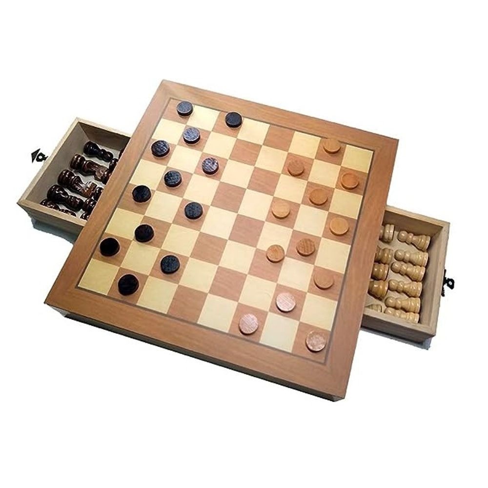 Tabuleiro de dama/xadrez em madeira veja como fazer..( Wooden