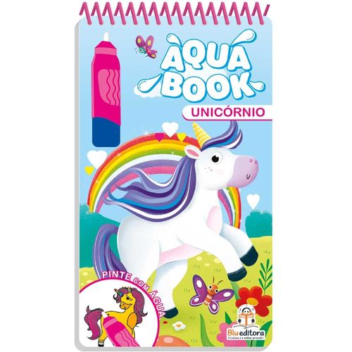 aqua book - unicórnio
