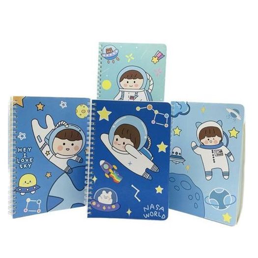 caderno a5 astronauta travel nasa 60 folhas espiral 14x20cm mania caderno a5 astronauta travel nasa 60 folhas espiral 14x20cm mania