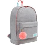 mochila com alça academie dots cinza
