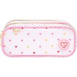 estojo duplo académie coração metalizado estojo duplo académie coração metalizado