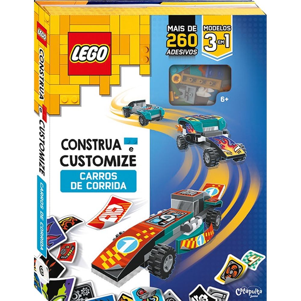 Lego - Construa E Customize Carros De Corrida - Livrarias Curitiba