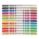 caneta hidrográfica bicolor 12 canetas 24 cores faber caneta hidrográfica bicolor 12 canetas 24 cores faber