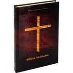 bíblia sagrada almeida revista e corrigida - capa cruz