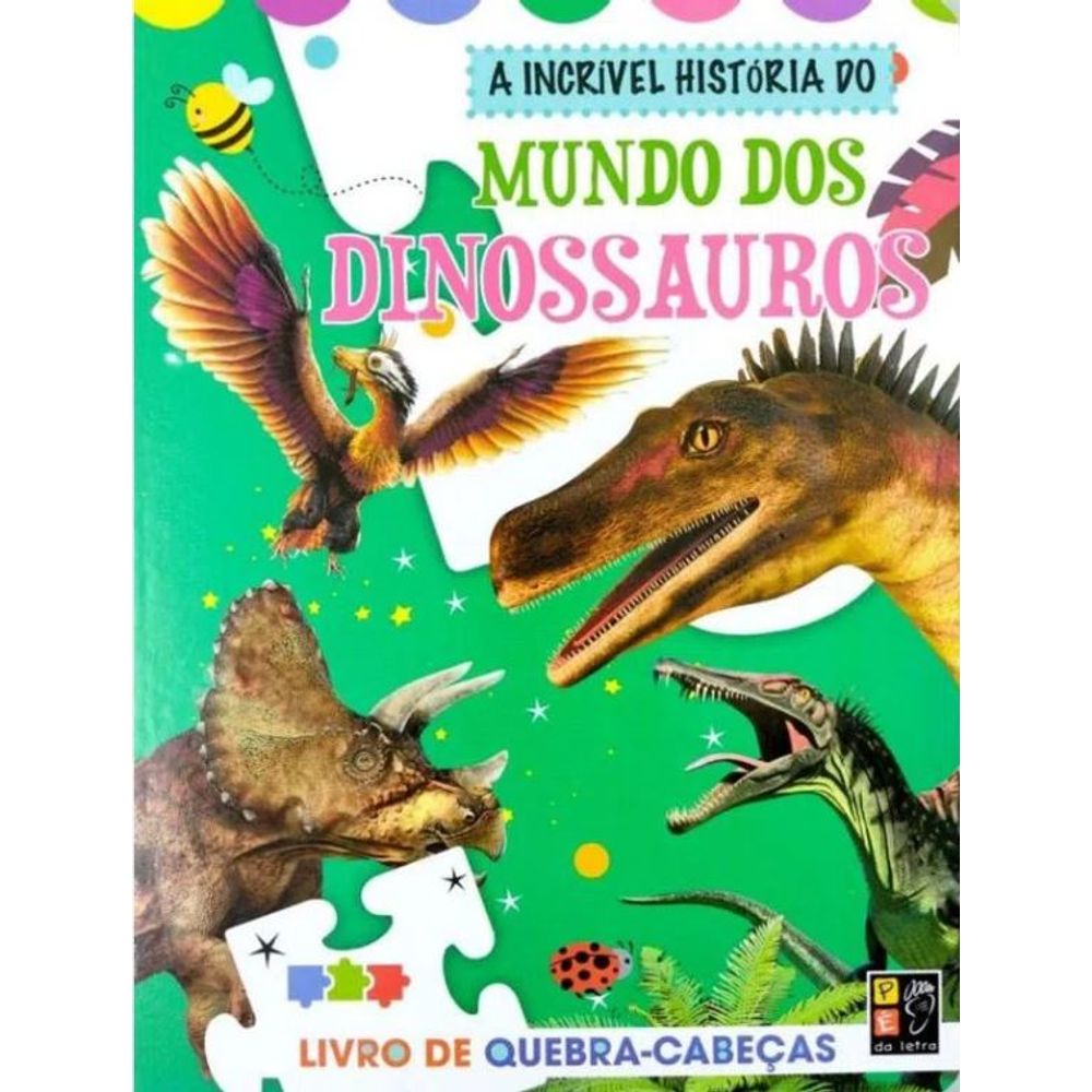 Livro De Quebra-Cabeças - Ilha Dos Dinossauros - Livrarias Curitiba