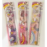 régua 20cm aqua glitter divertida modelos régua 20cm aqua glitter divertida modelos