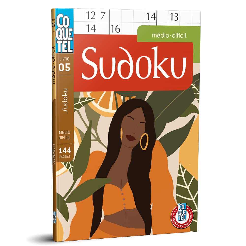 Sudoku - Nivel Médio Dificil - Livro 5 - Livrarias Curitiba