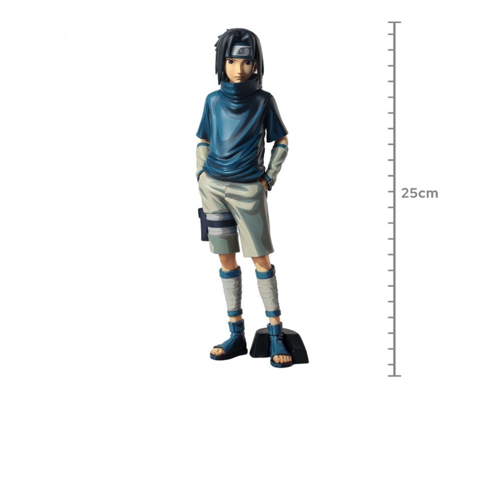 Anime Naruto Shippuden Figura 25cm Uchiha Sasuke Infância Sasuke