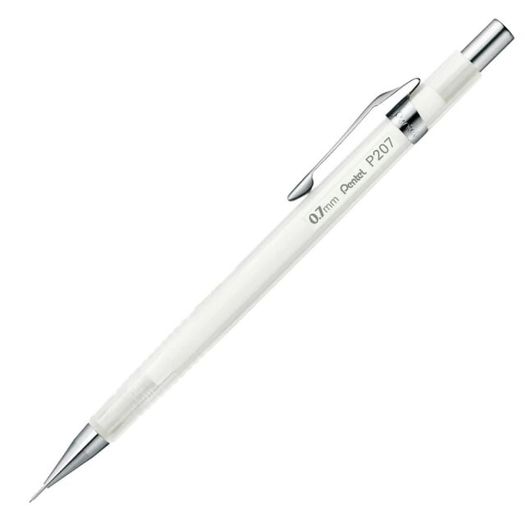 lapiseira 0,7 sharp clena branco transparente lapiseira 0,7 sharp clena branco transparente