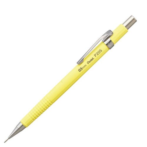 lapiseira 0,5mm sharp amarelo pastel p205-97g pentel avulso