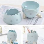 porta canetas e objetos ovo do dinossauro diversas cores porta canetas e objetos ovo do dinossauro diversas cores