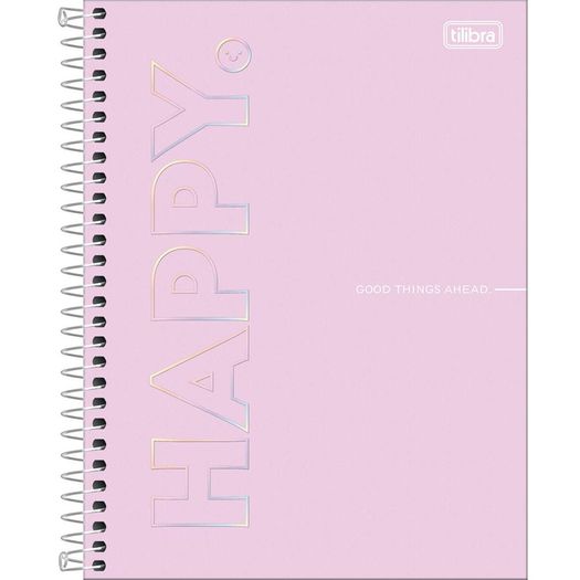 caderno colegial 10x1 160f happy tilibra caderno colegial 10x1 160f happy tilibra