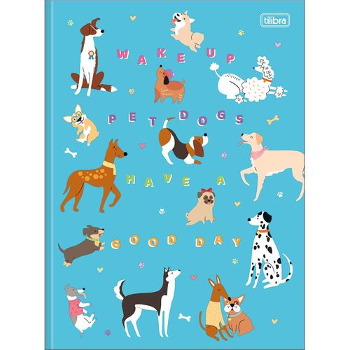 caderno brochurão 80 folhas hug me capa dura