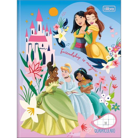 caderno pedagógico quadriculado 40 folhas capa dura princesas caderno pedagógico quadriculado 40 folhas capa dura princesas