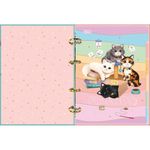 caderno fichário colegial 80 folhas purrfect cats caderno fichário colegial 80 folhas purrfect cats
