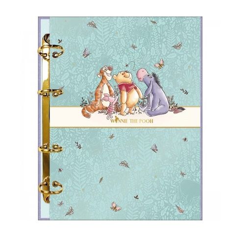 caderno fichário colegial 80 folhas pooh