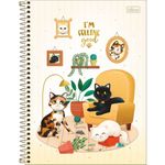 caderno universitário 1x1 80 folhas capa dura purrfect cats caderno universitário 1x1 80 folhas capa dura purrfect cats
