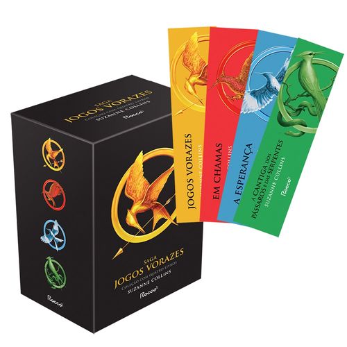 box completo jogos vorazes - com marcadores