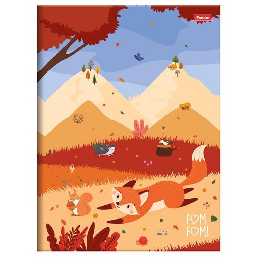 caderno linguagem brochura 80 folhas capa dura fom fom caderno linguagem brochura 80 folhas capa dura fom fom