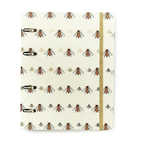 caderno criativo argolado office duo melissa a5 favo de abelhas cicero