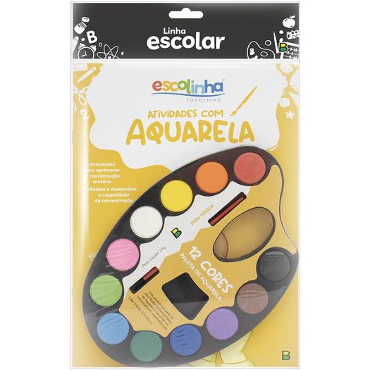 linha escolar livro-kit aquarela - escolinha linha escolar livro-kit aquarela - escolinha