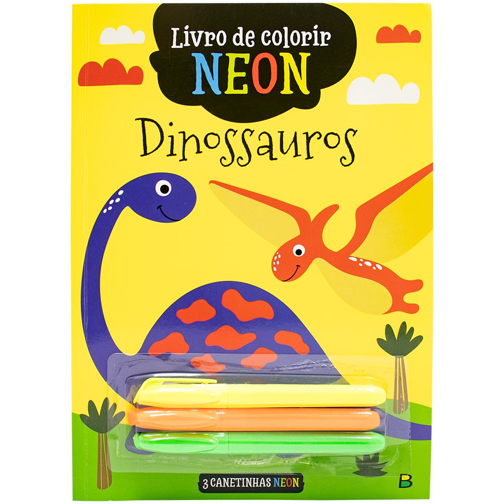 Livro - Livro-pôster para Colorir: Dinossauro - Livros de