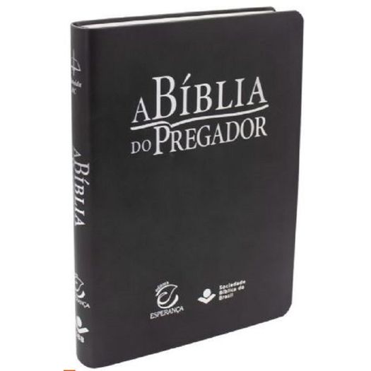 a bíblia do pregador grande - letra normal - cinza escuro a bíblia do pregador grande - letra normal - cinza escuro