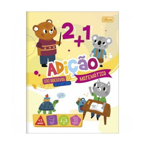 caderno atividades matemática adição 8 folhas