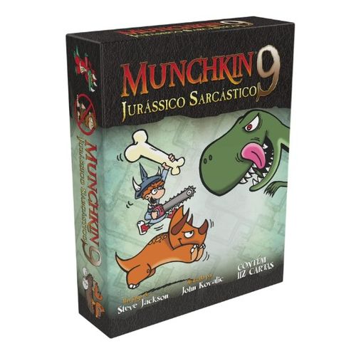 munchkin 9 - jurássico sarcástico (expansão) - galápagos jogos