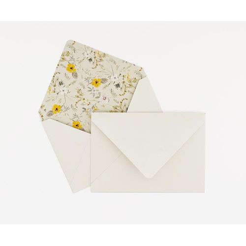envelope-para-papel-de-carta-wild-flowers-amarela-com-04-unidades