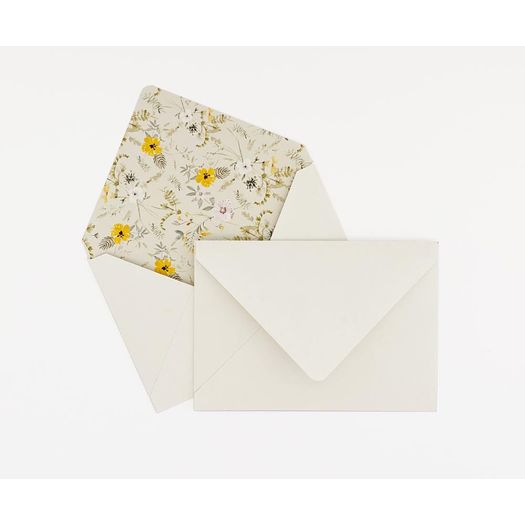 envelope-papel-de-carta-wild-flowers-amarela-4-unidades