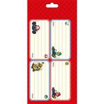etiqueta escolar mario kart 8 unidades etiqueta escolar mario kart 8 unidades