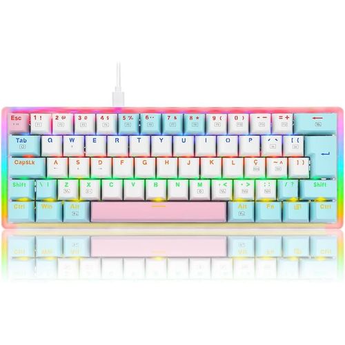 teclado-mecanico-akali-keycaps-rosa-branco-e-azul-rainbow-switch-marrom--k642r-pwb----redragon
