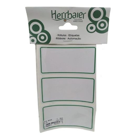 etiqueta escolar 18un hb6243 tarja verde herrbaier etiqueta escolar 18un hb6243 tarja verde herrbaier