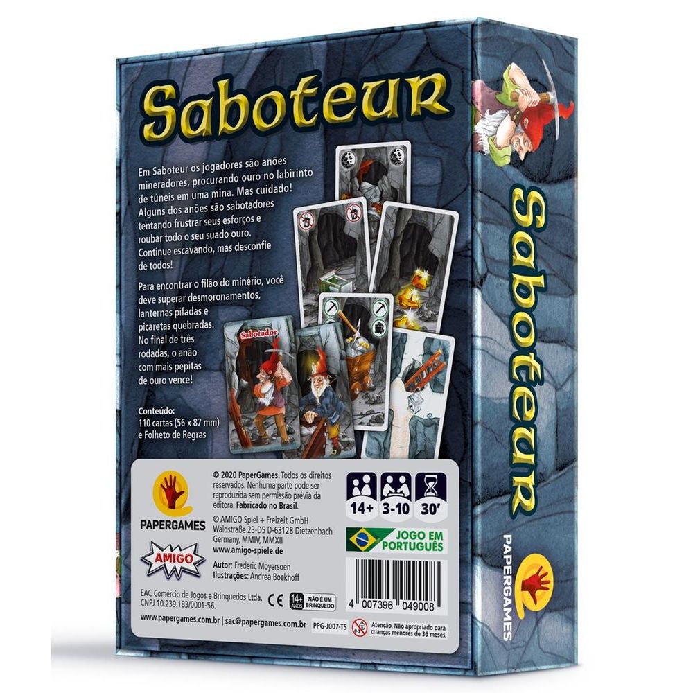 Saboteur  PaperGames