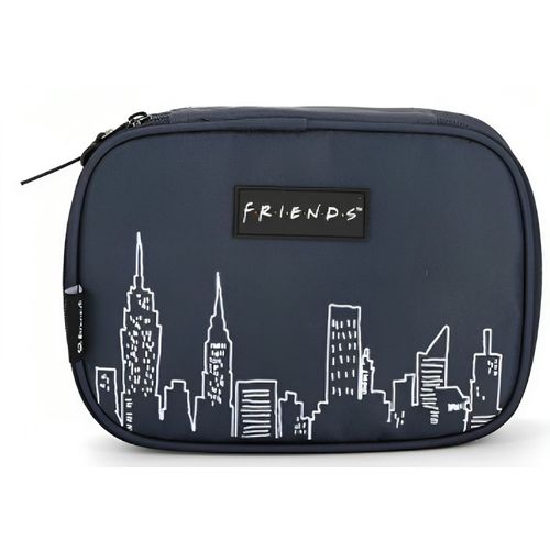 estojo box friends azul escuro luxcel