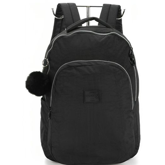 mochila com alça up4you crinkle preta luxcel mochila com alça up4you crinkle preta luxcel