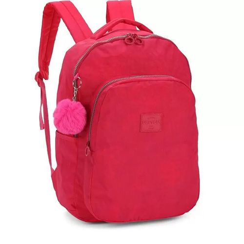mochila com alça pink
