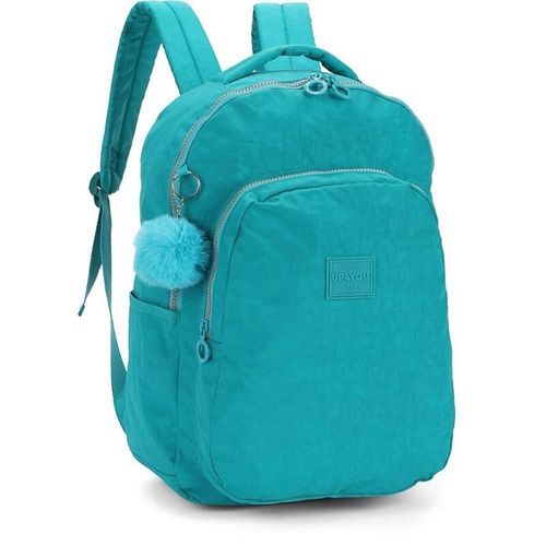 mochila com alça verde