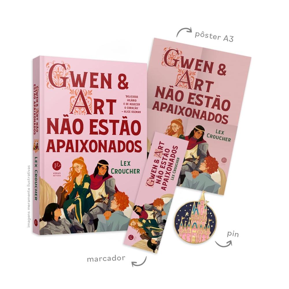 Gwen E Art Não Estão Apaixonados + Brindes - Livrarias Curitiba