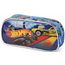 estojo simples hot wheels azul metálico luxcel