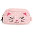 estojo duplo rosa gatinho