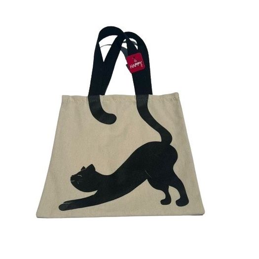 sacola tecido ecobag gato 30x32cm happy bee sacola tecido ecobag gato 30x32cm happy bee