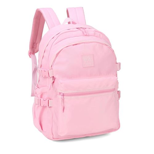 mochila com alça up4you notebook rosa