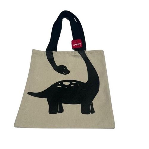 sacola tecido ecobag dino 30x32cm happy bee